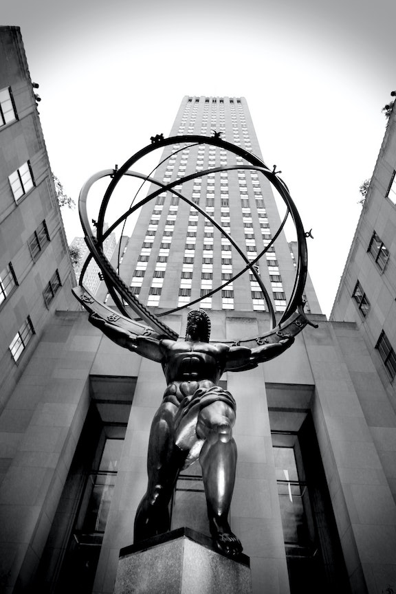 Atlas statue