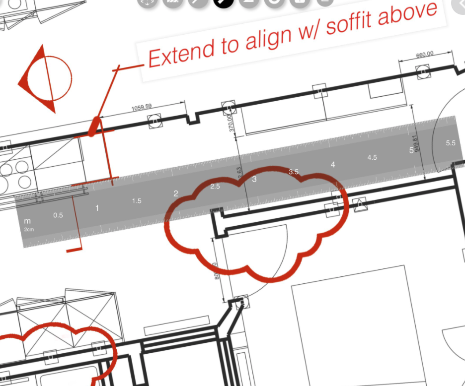 redline example