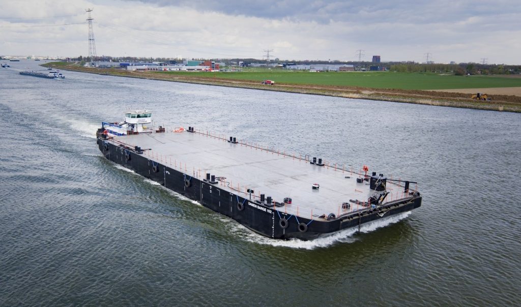 empty barge