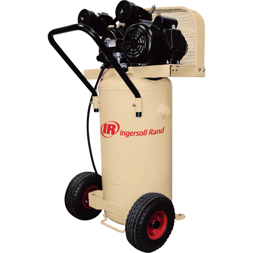 Ingersold Rand beige standup compressor