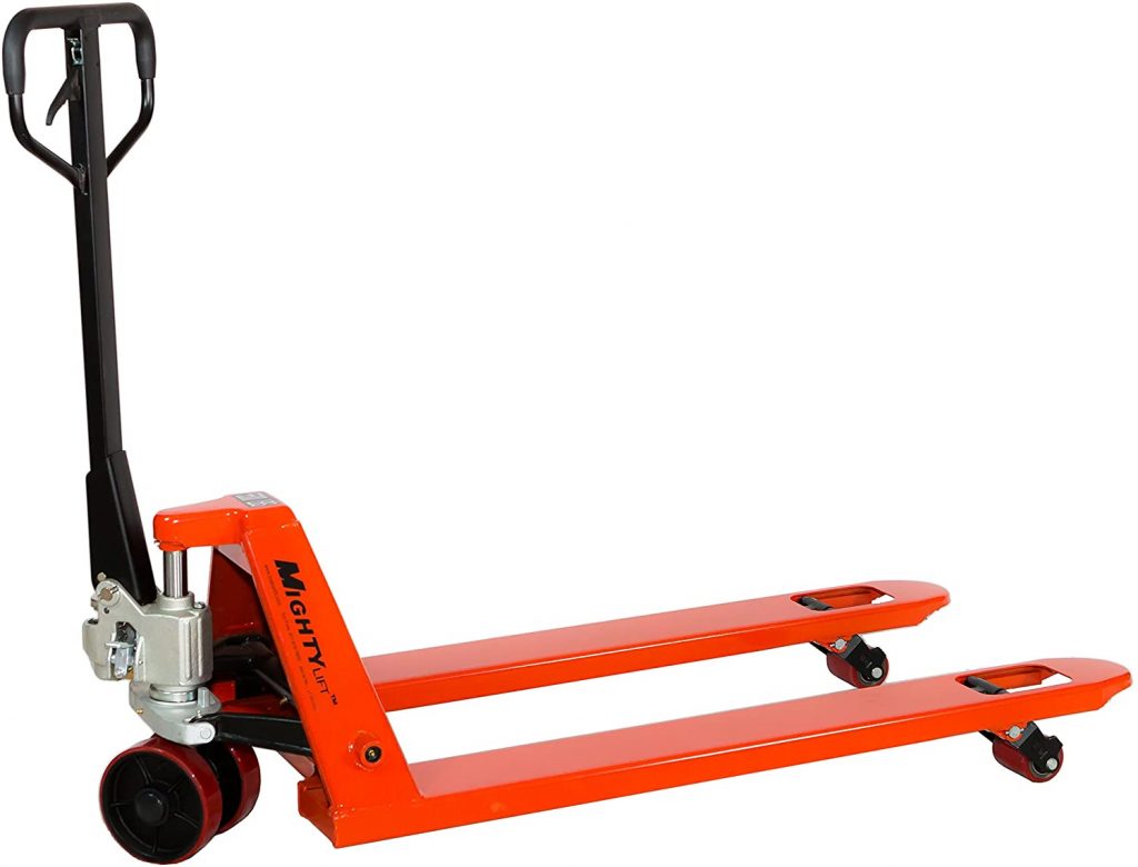 red pallet jack