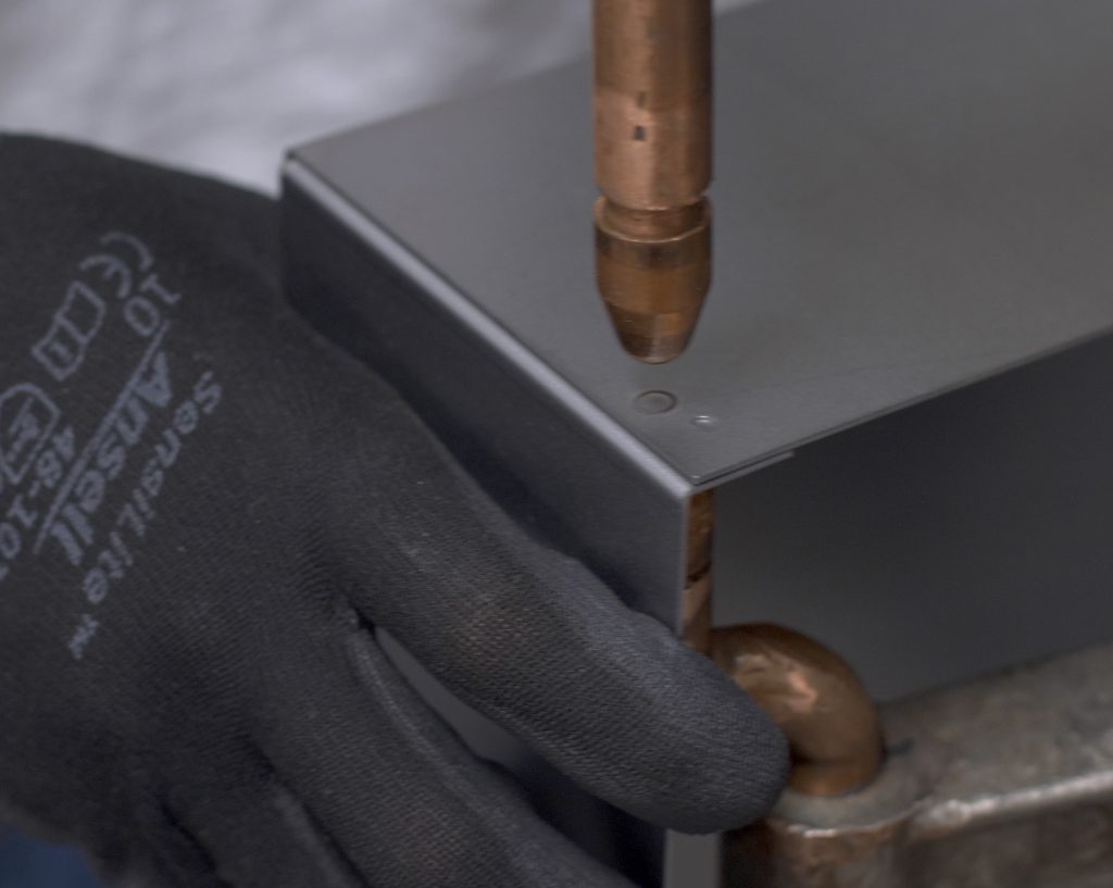 stainless steel spot weld