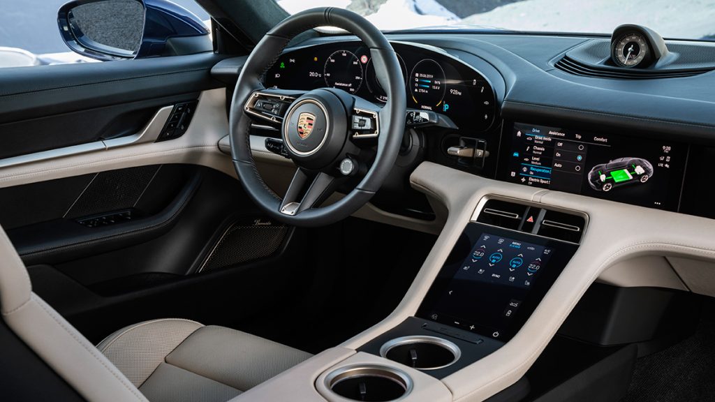 2020 Porsche Taycan interior design