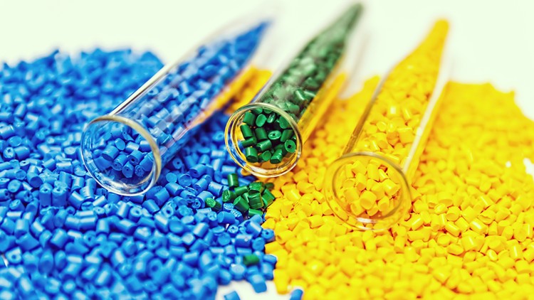 Actual photo of polymers