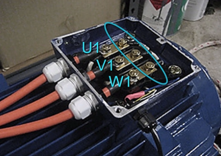 Peckerhead mounted at the top of a motor