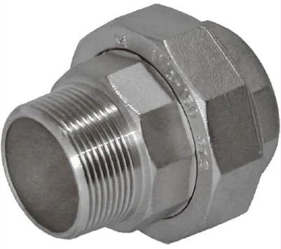 Mild steel pipe union